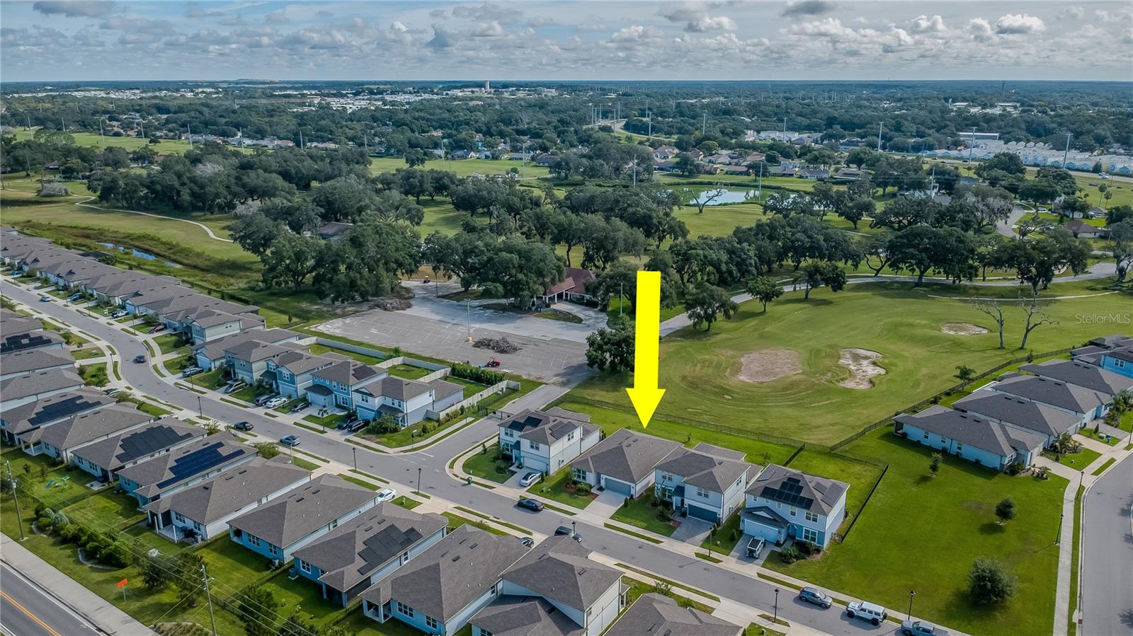 Aerial View of Home