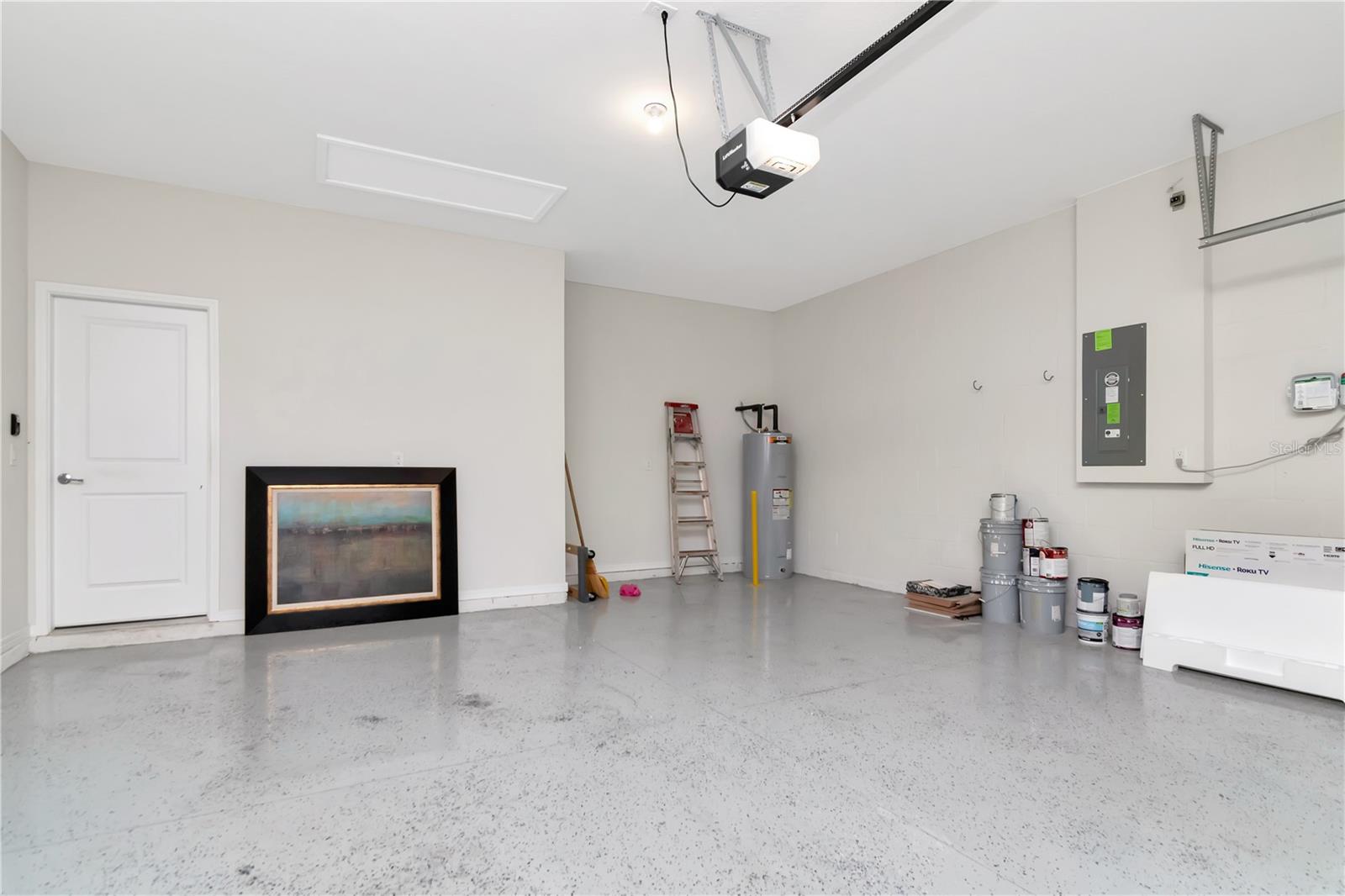 Garage with Epoxy Floor