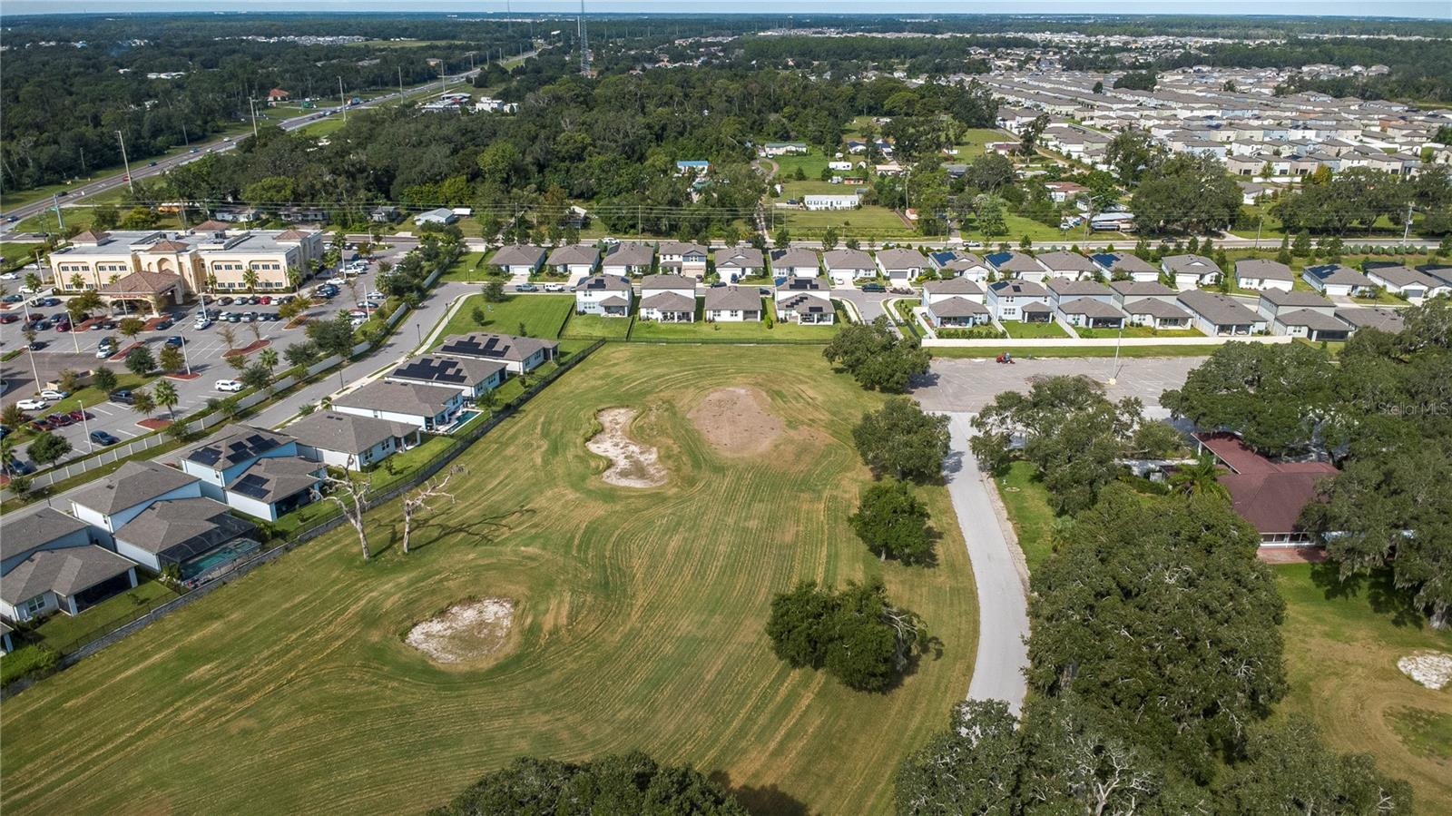 Aerial View of Golf Course