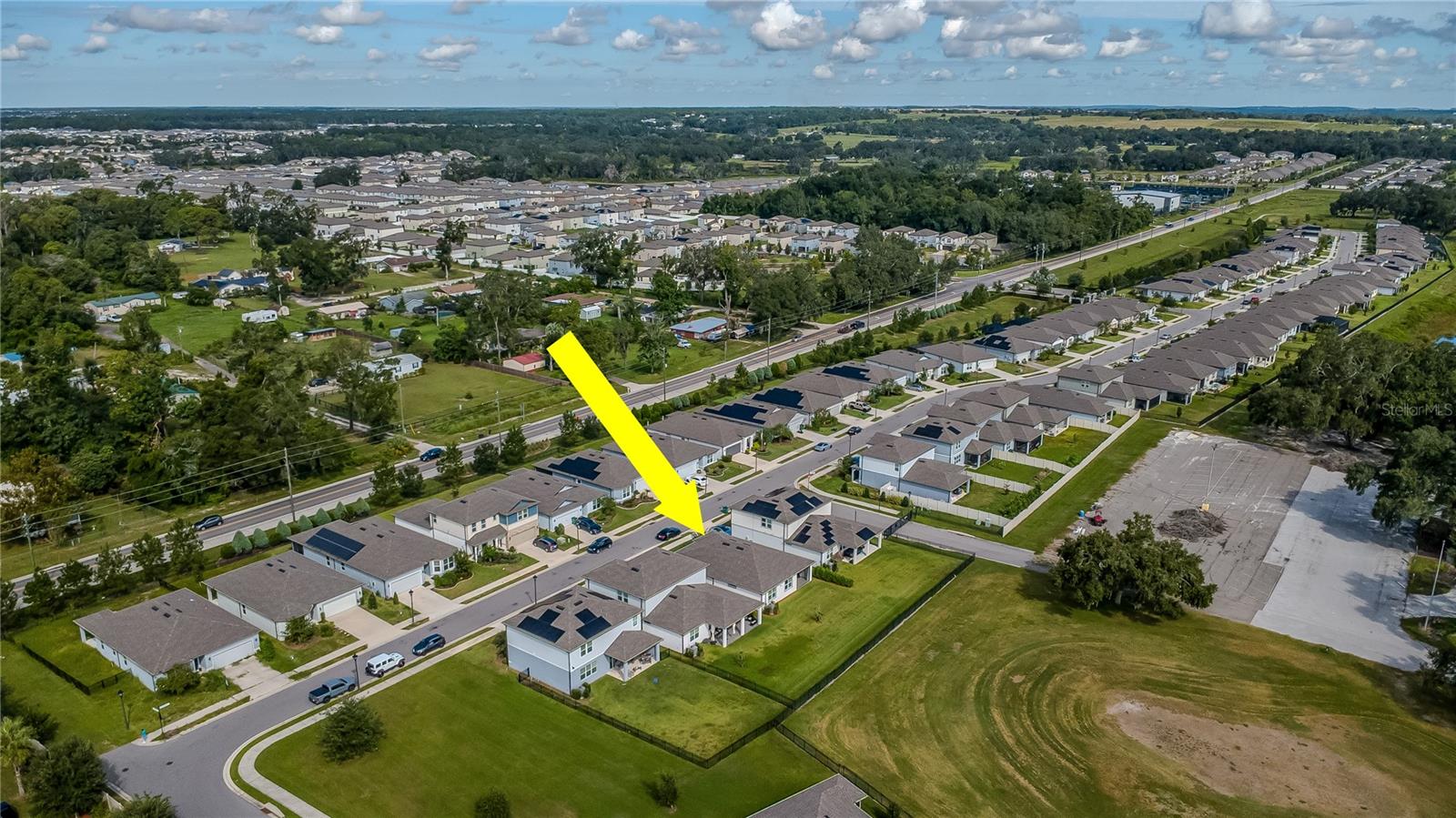 Aerial View of Home