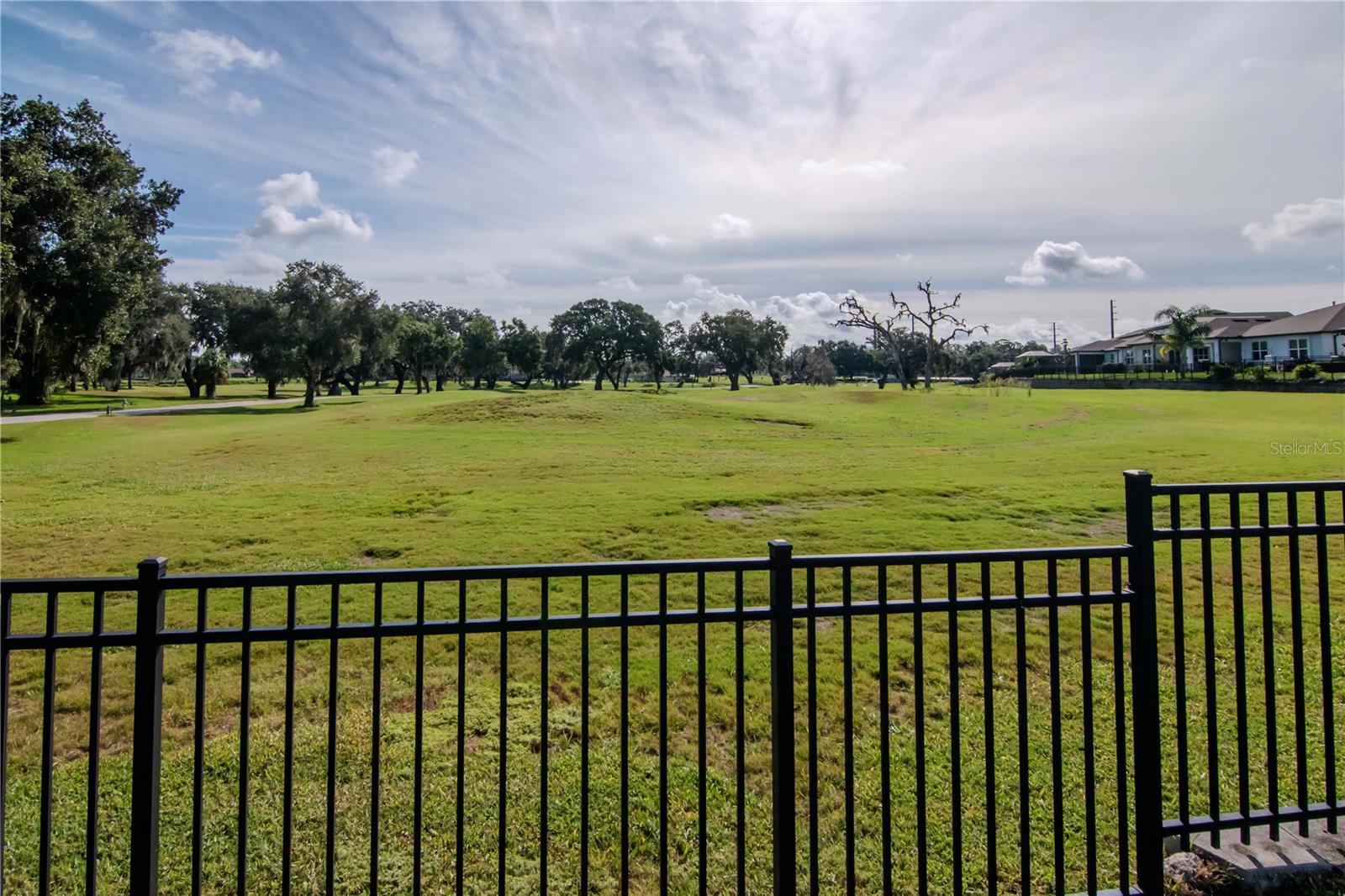 Fence & View to Golf Course