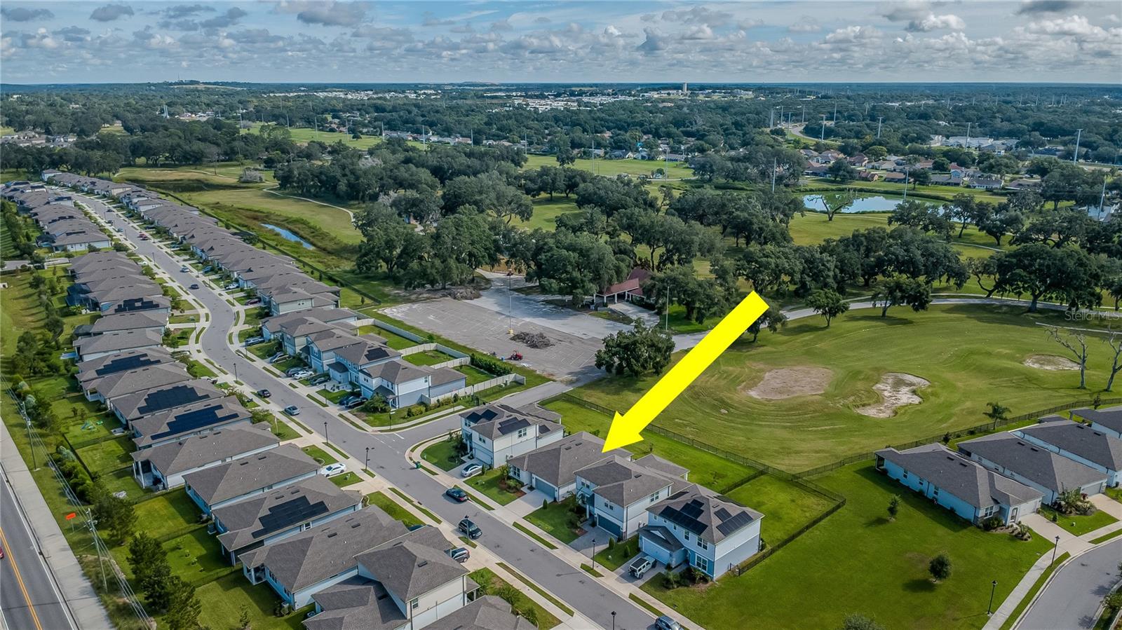 Aerial View of Home