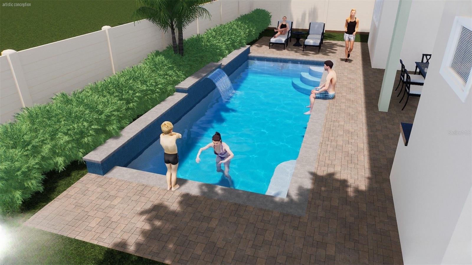 *Pool Renderings