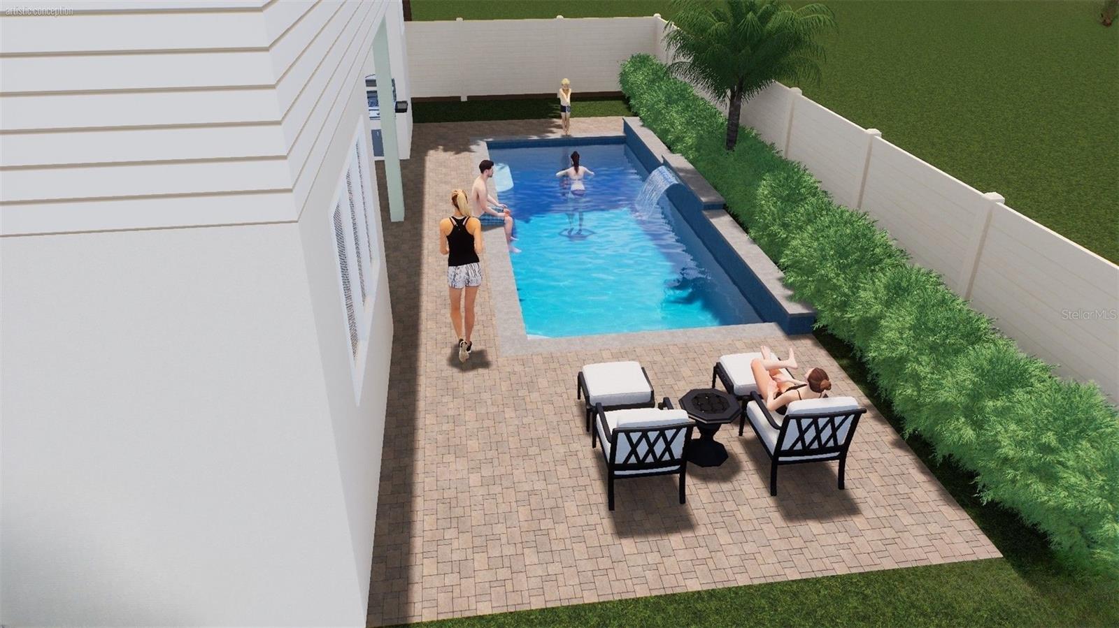 *Pool Renderings