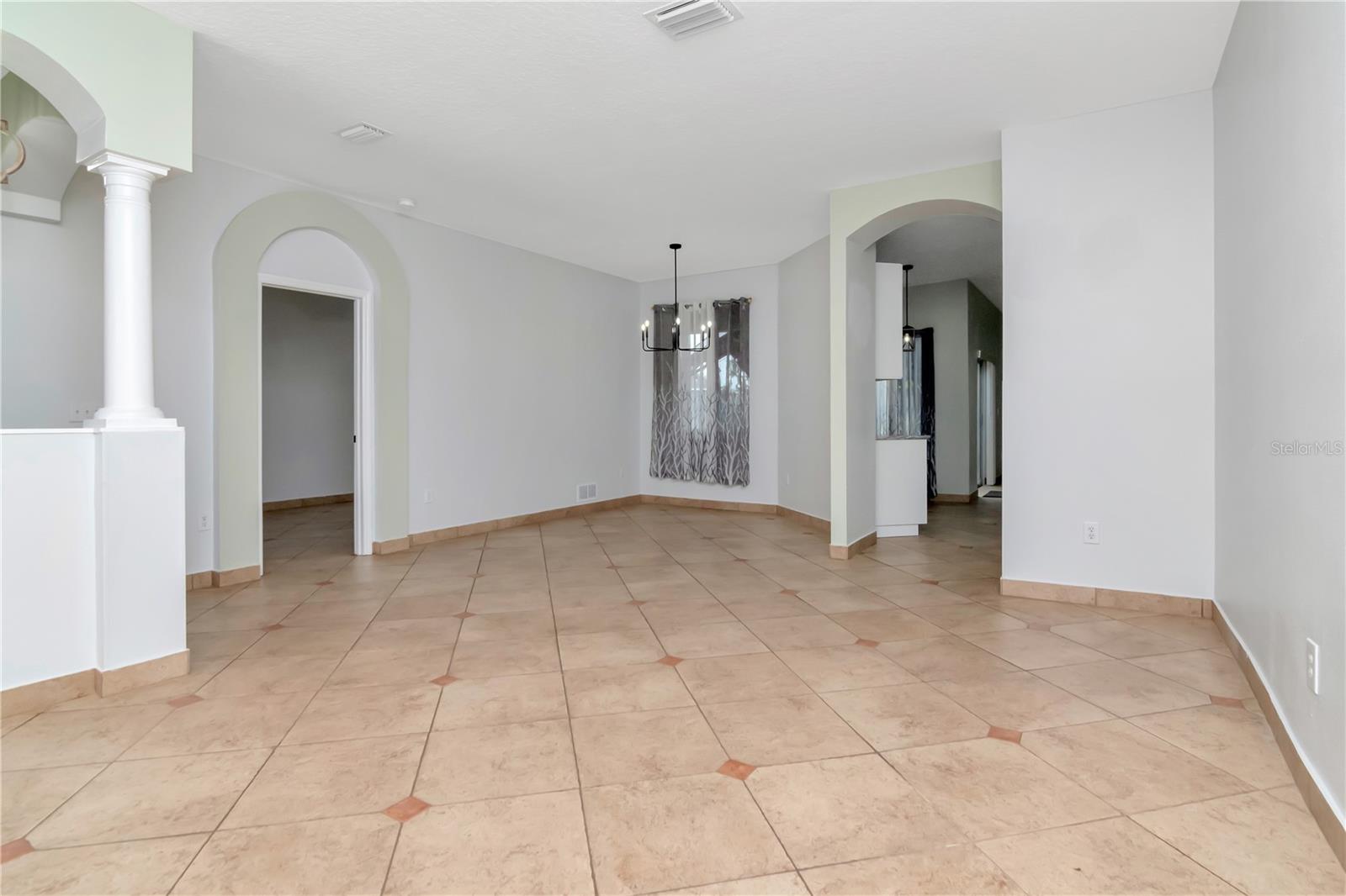 View of Formal Dining and Living Room