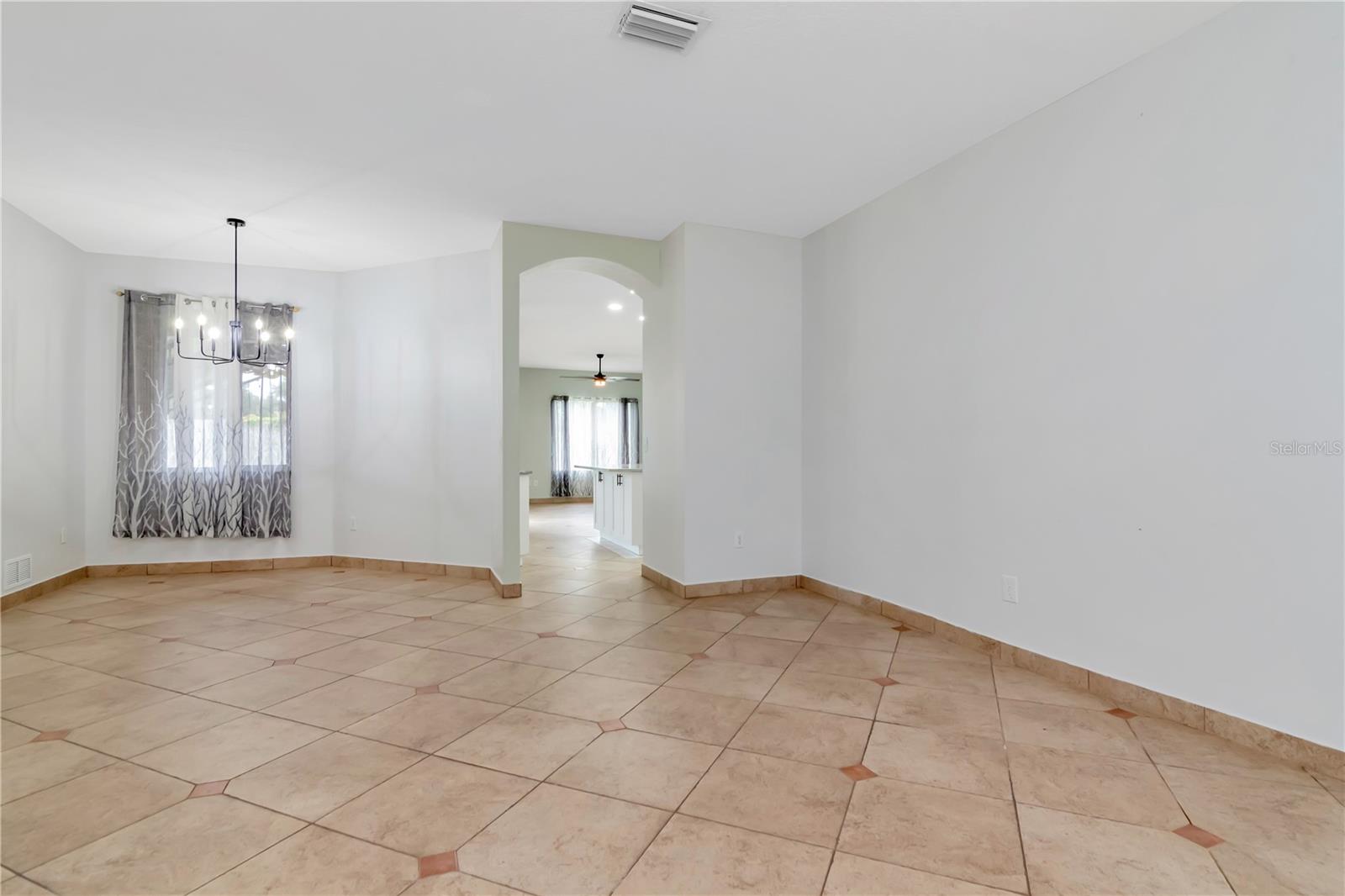 View of Formal Dining and Living Room