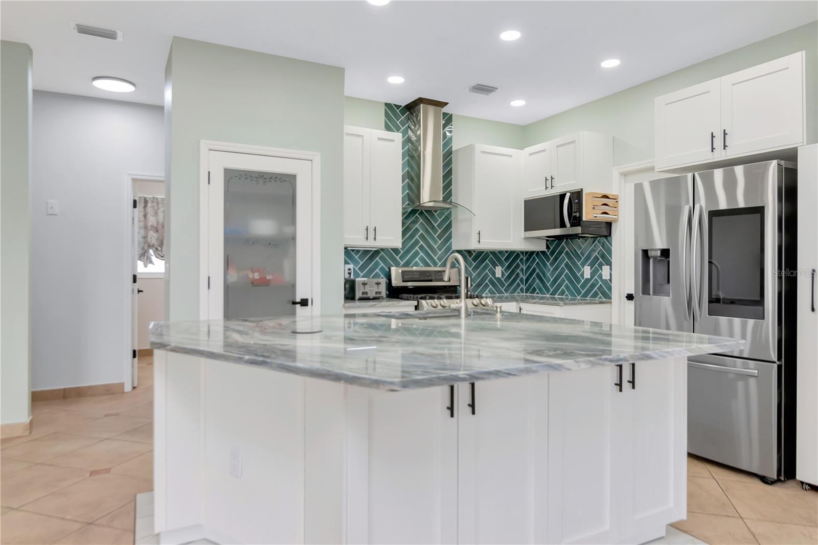 2025 Remodeled Kitchen with HUGE Island with Storage