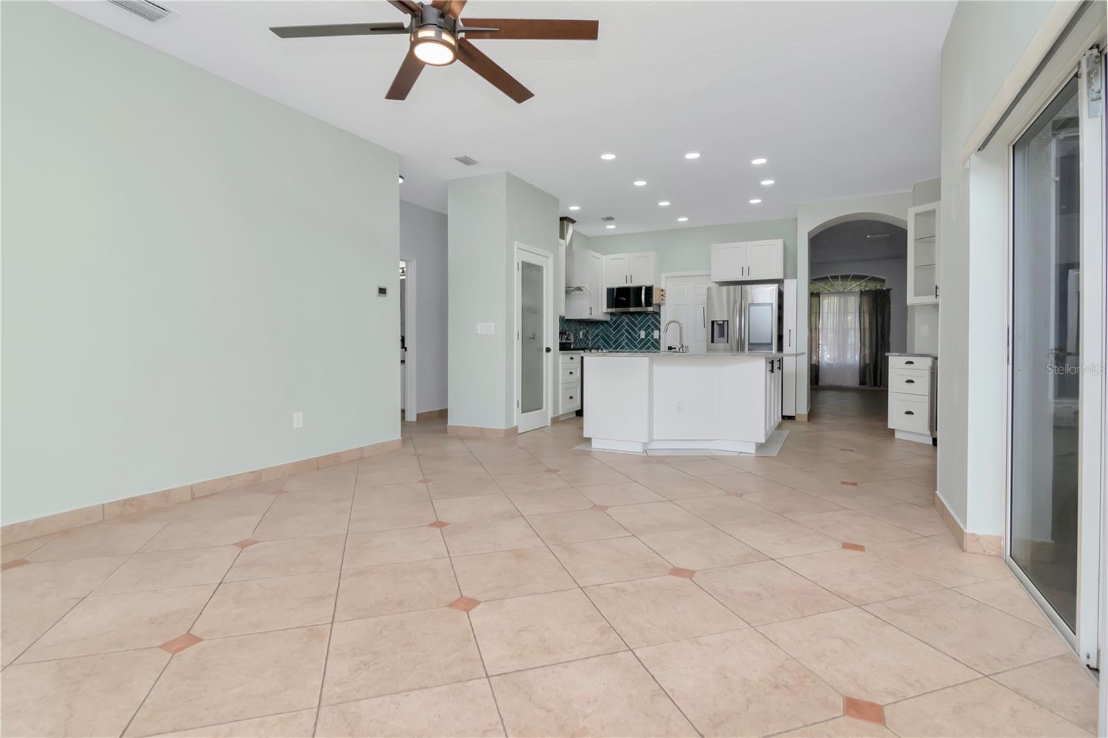 View of Kitchen from Family Room