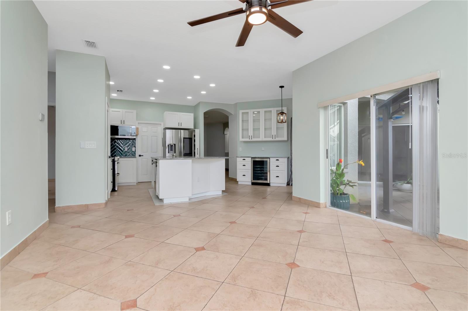 View of Kitchen from Family Room