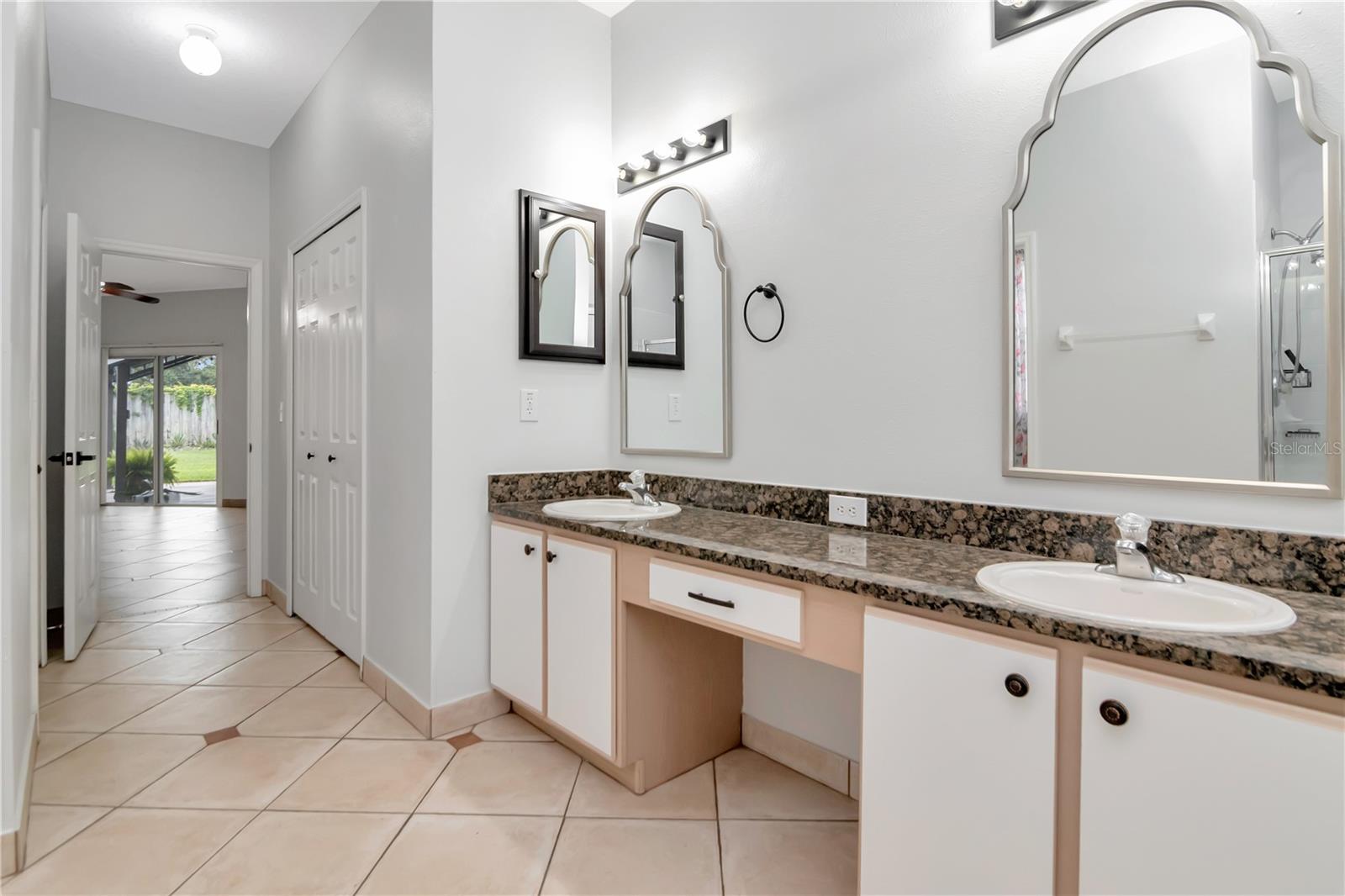 En-Suite Primary Bathroom with Dual Vanities