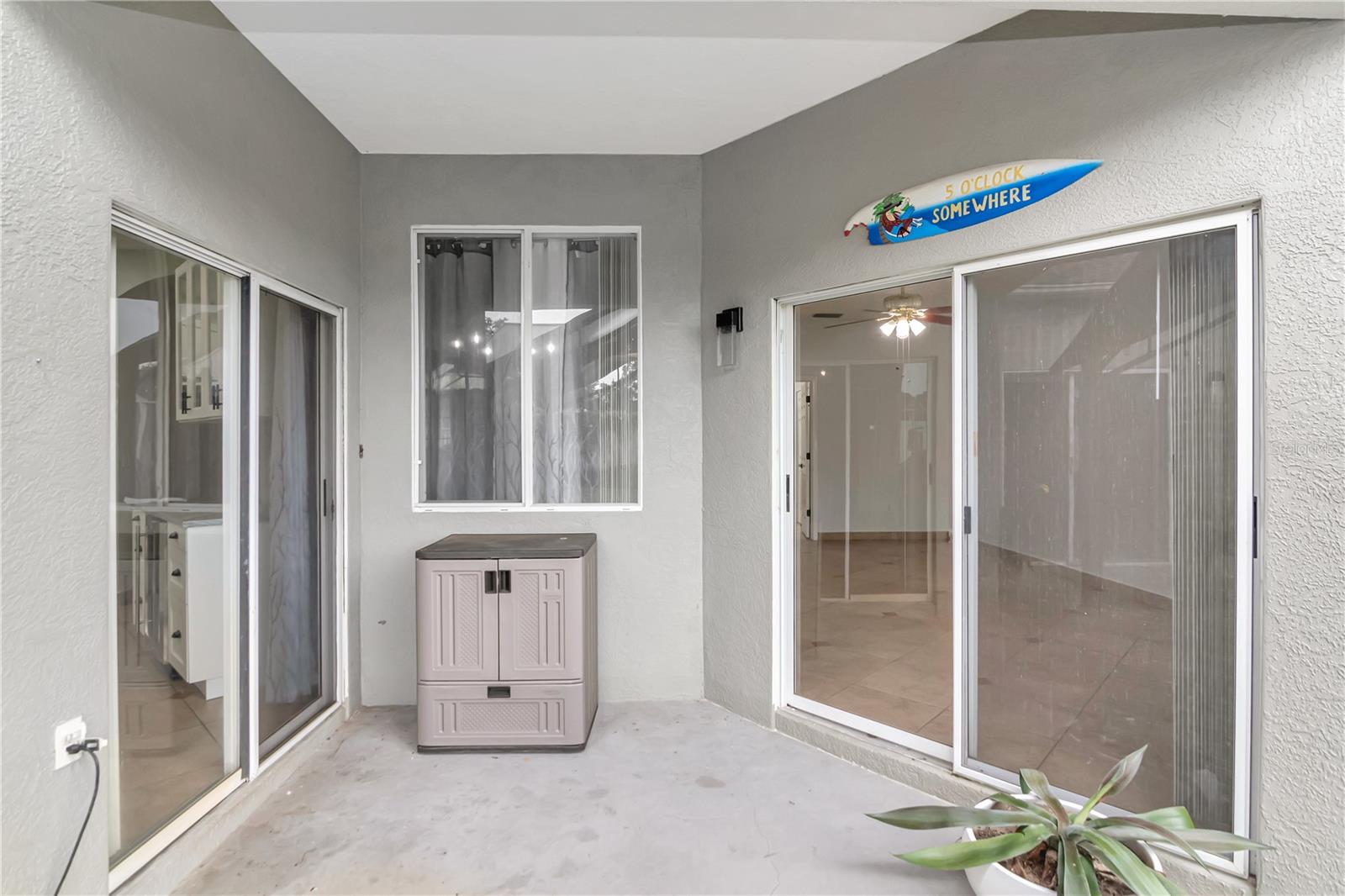 Rear Covered Lanai