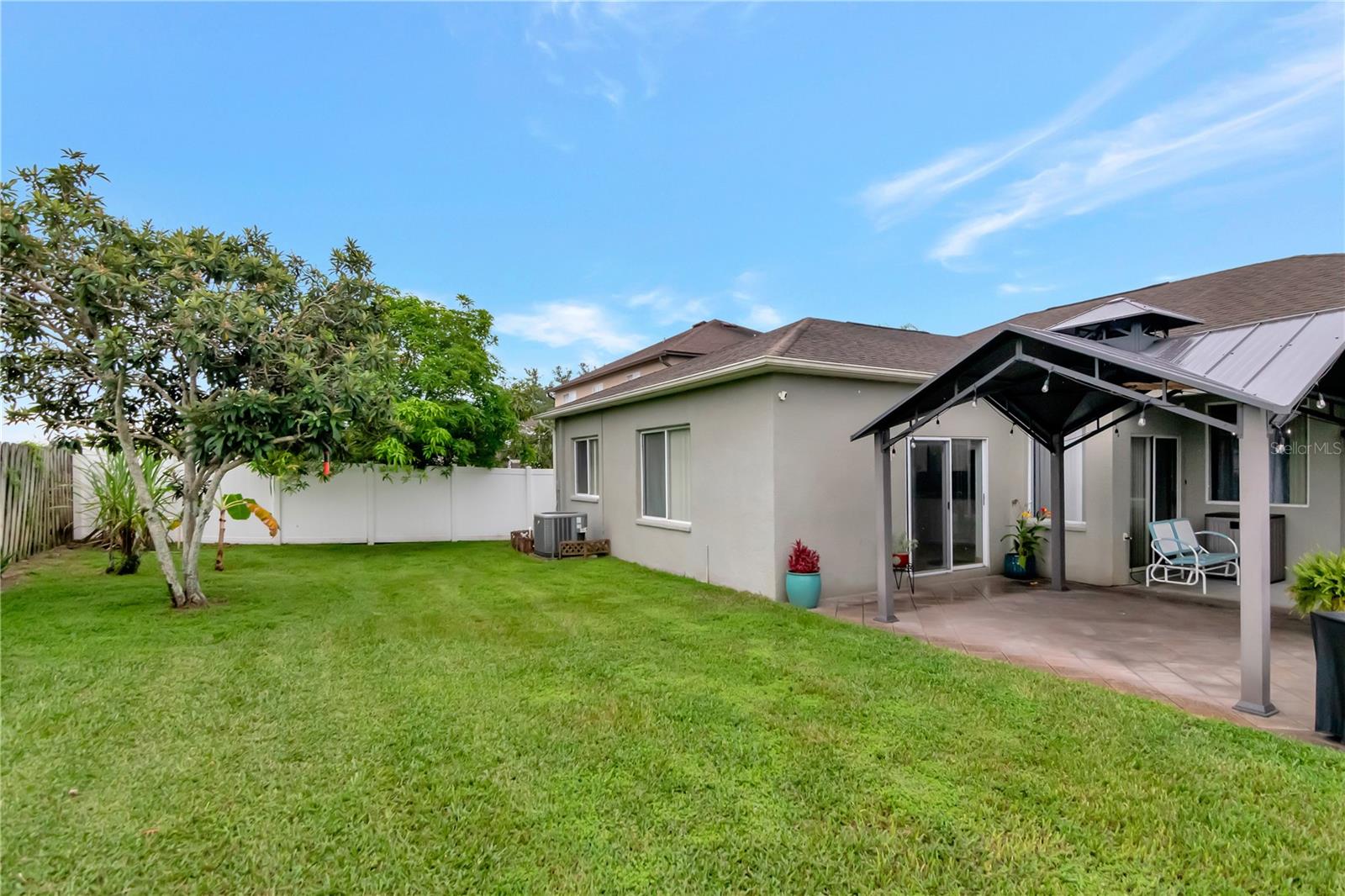 Backyard, Extended Lanai, Gazebo, and Fully Fenced