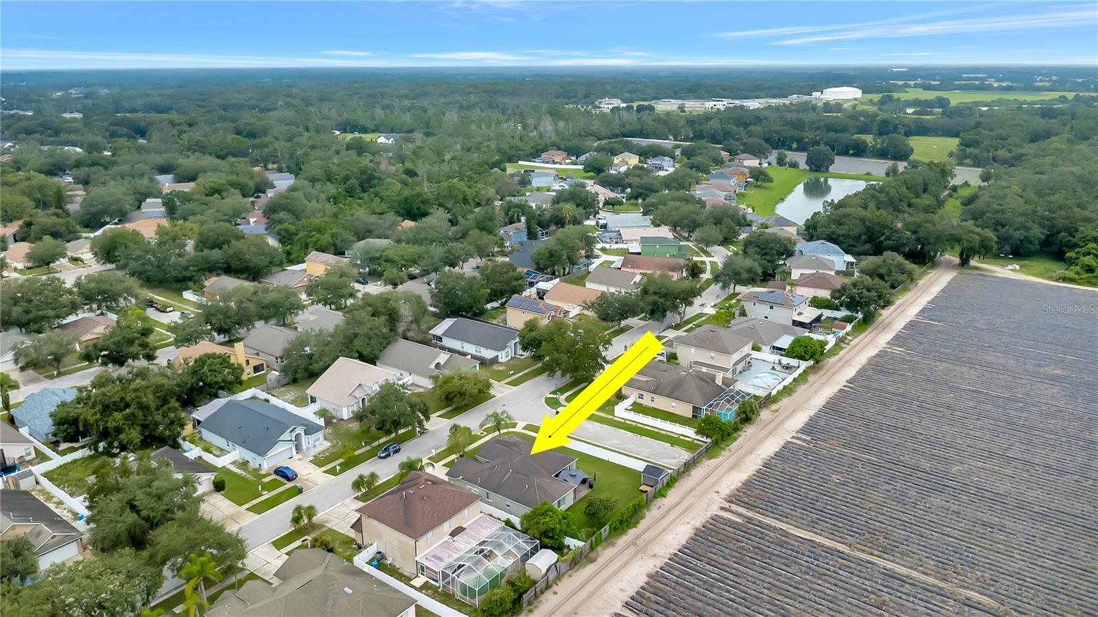 Aerial View of Home