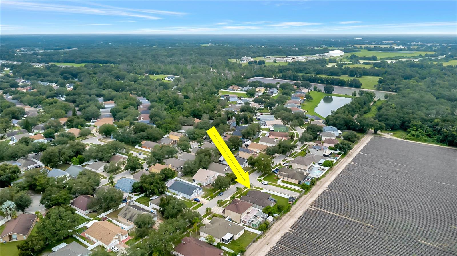 Aerial View of Home