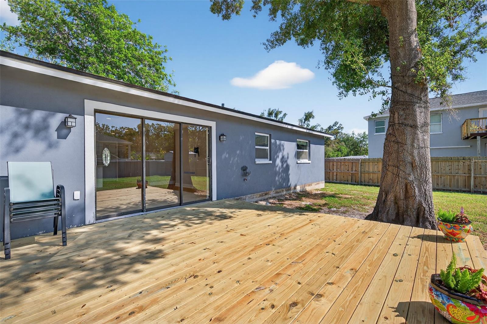 Back Yard and New Deck