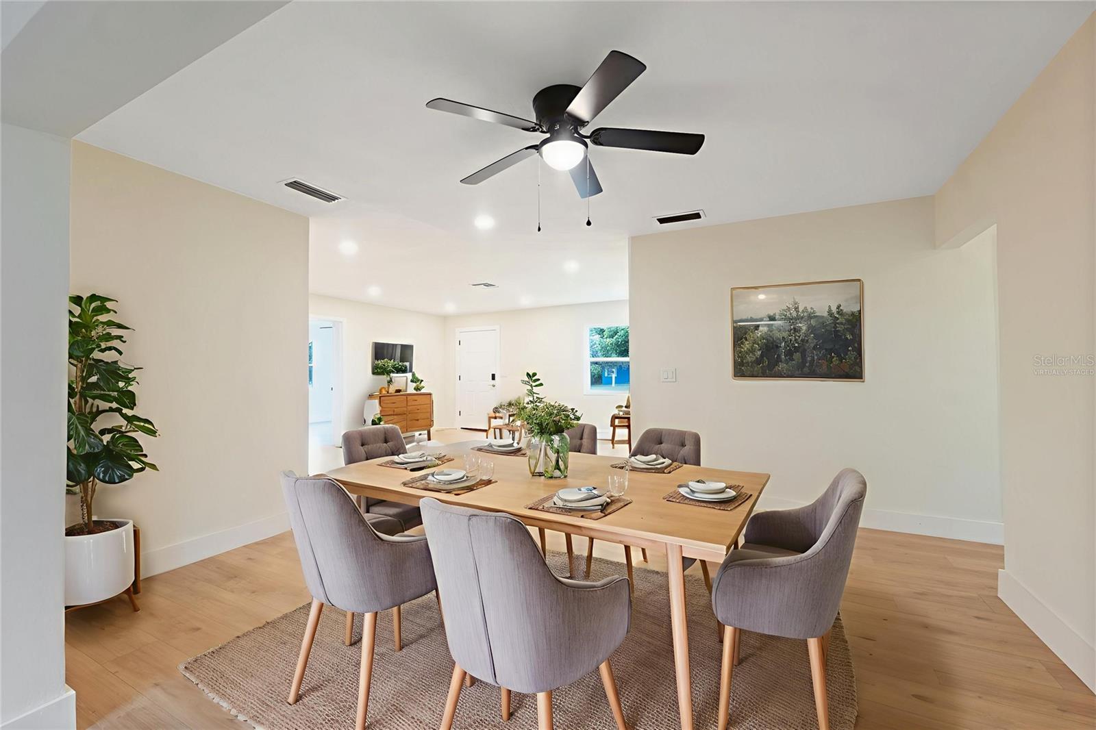 Dining / Living Room (Virtually Staged)
