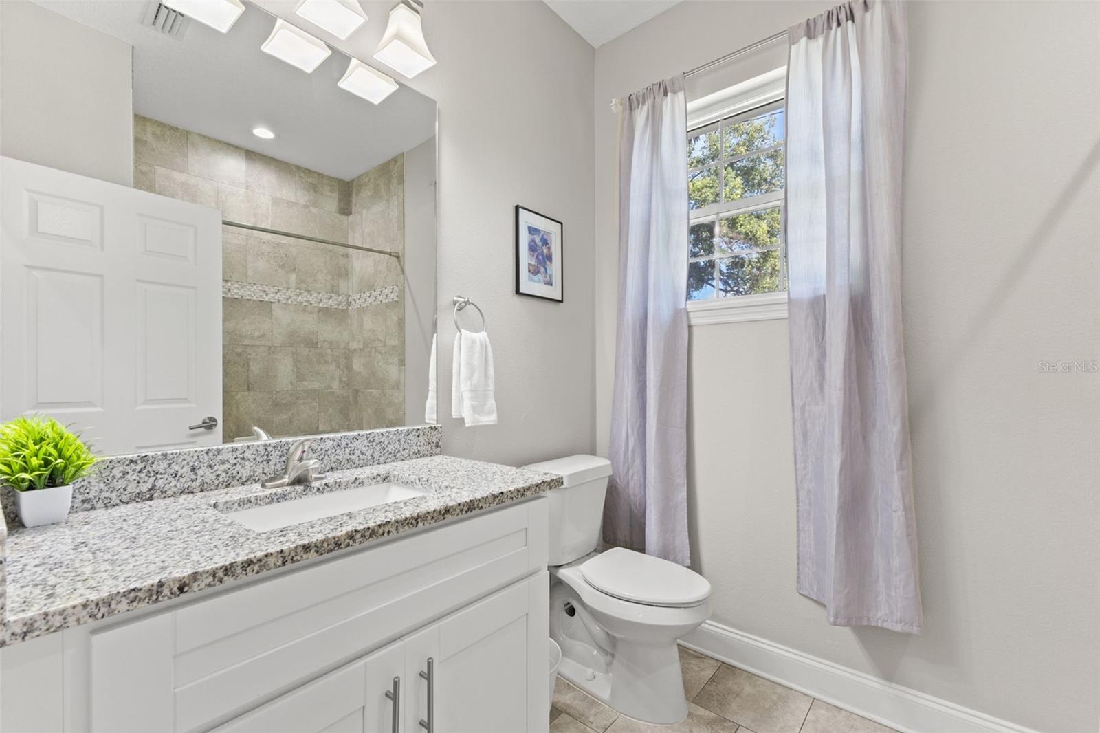 Hallway bathroom