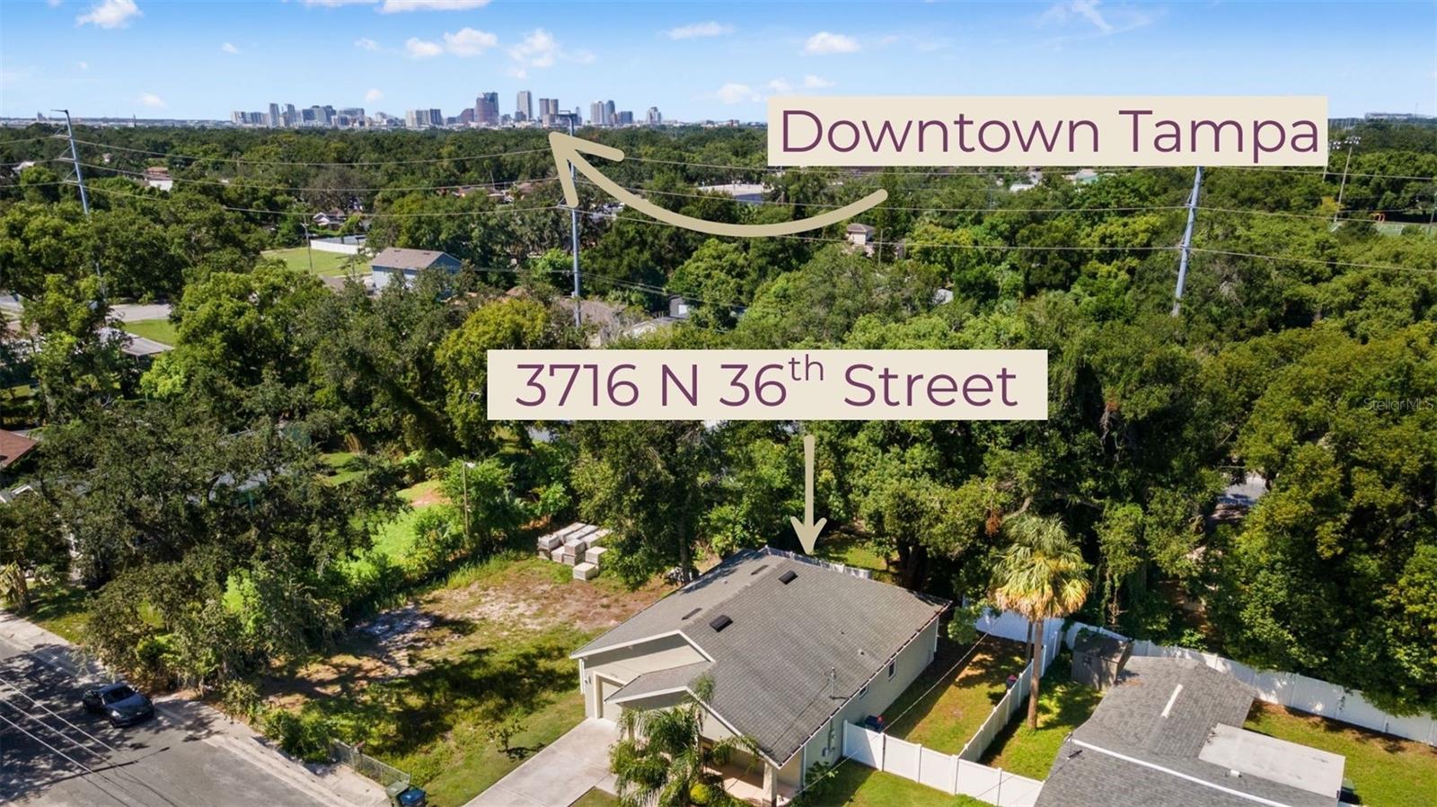 Close to downtown Tampa!