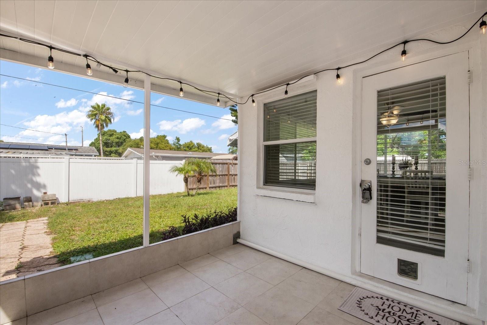 Covered Screened Porch
