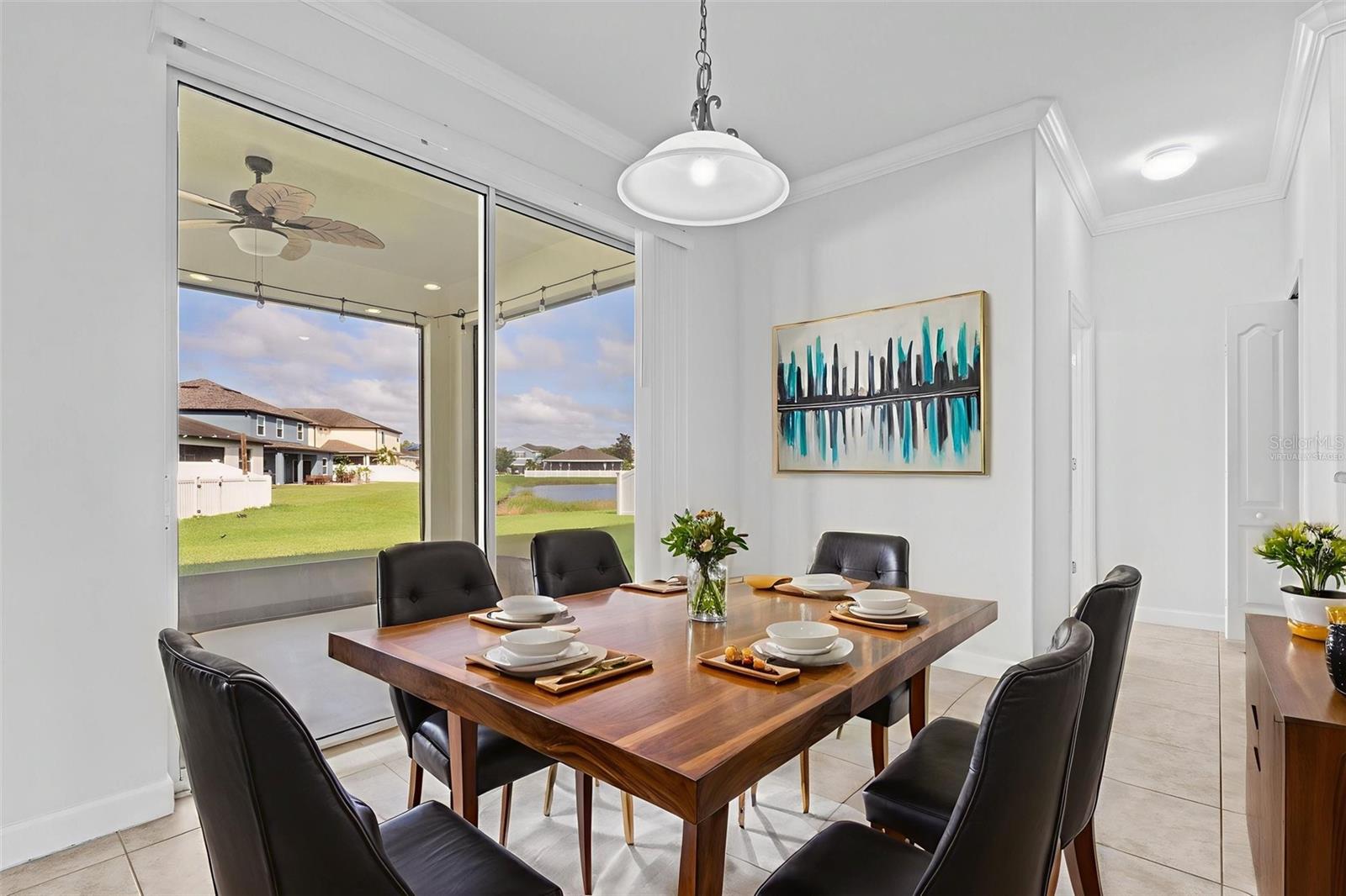 Virtually Staged Dining