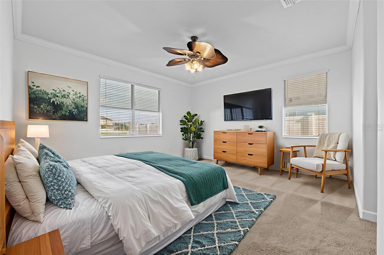 Virtually Staged Owners Suite