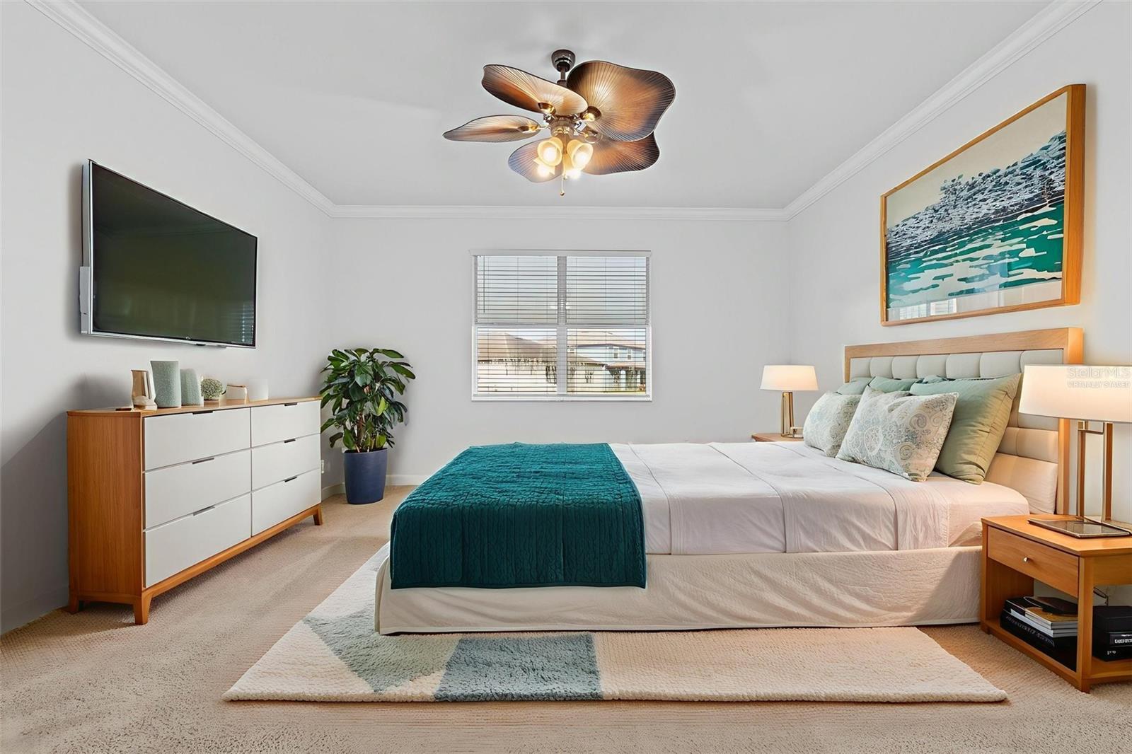 Virtually Staged Owners Suite