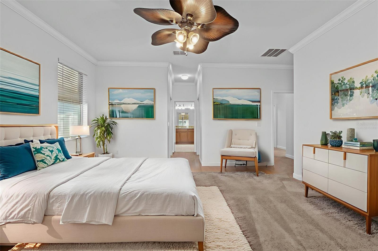 Virtually Staged Owners Suite