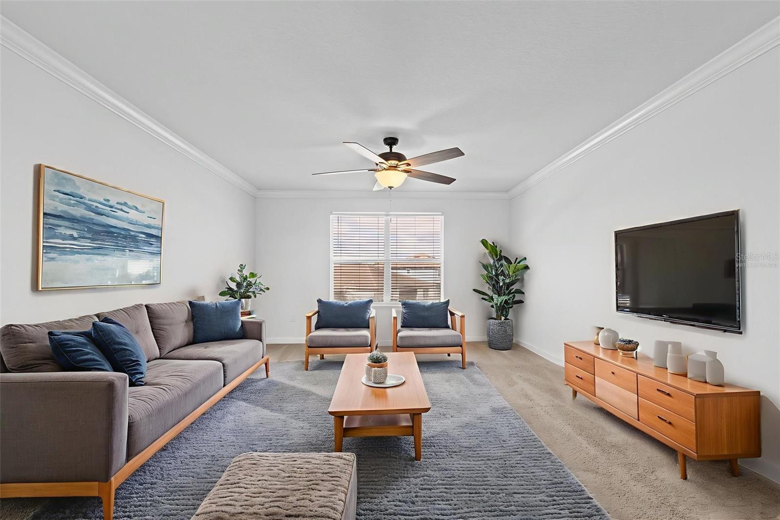 Virtually Staged Upstairs Loft