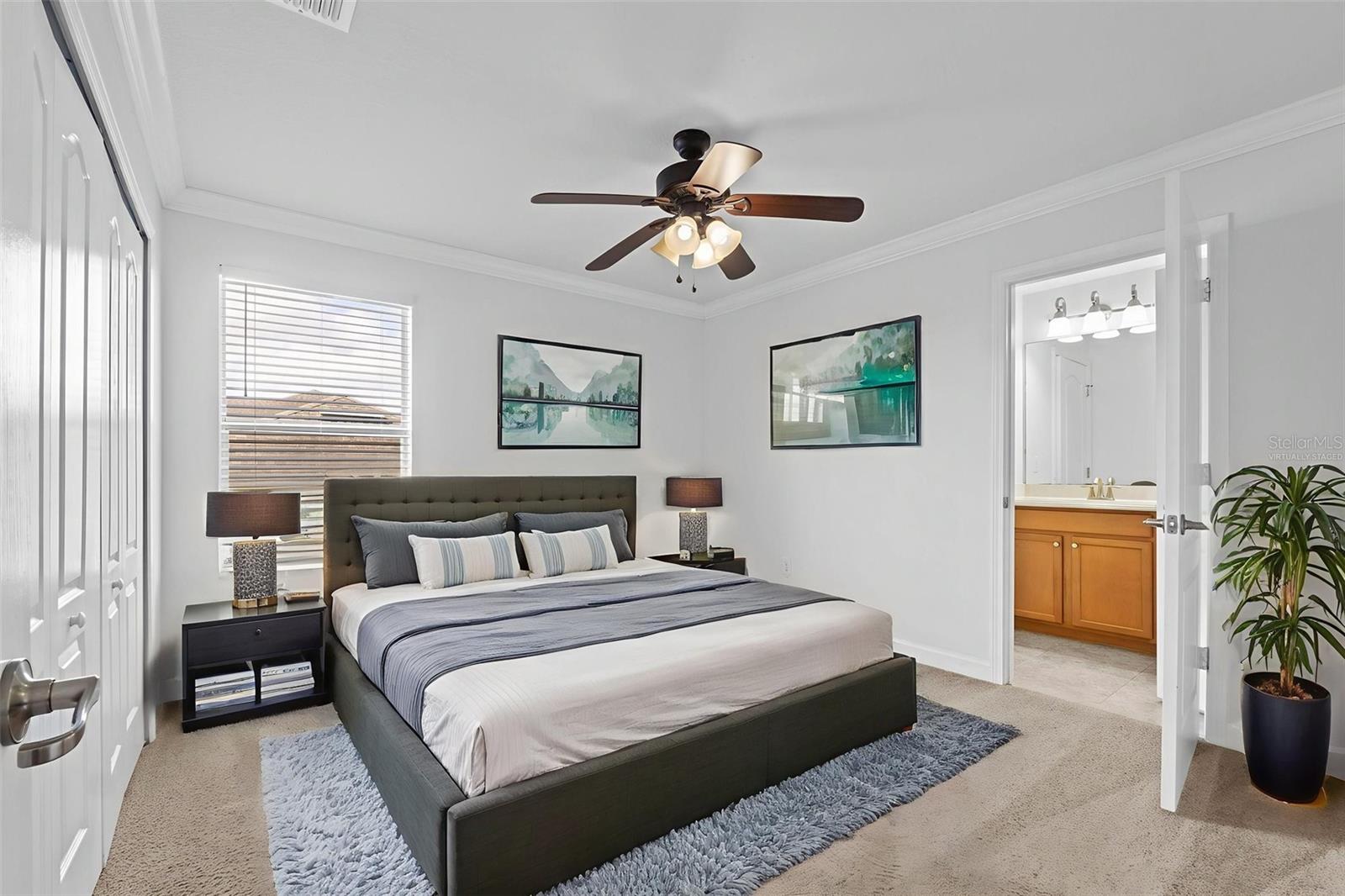Virtually Staged Bedroom 1