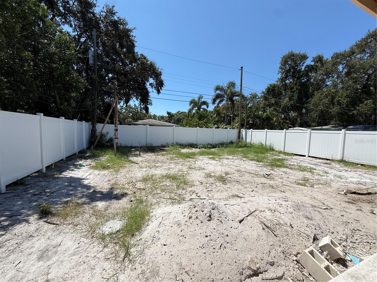 Backyard **Under Construction