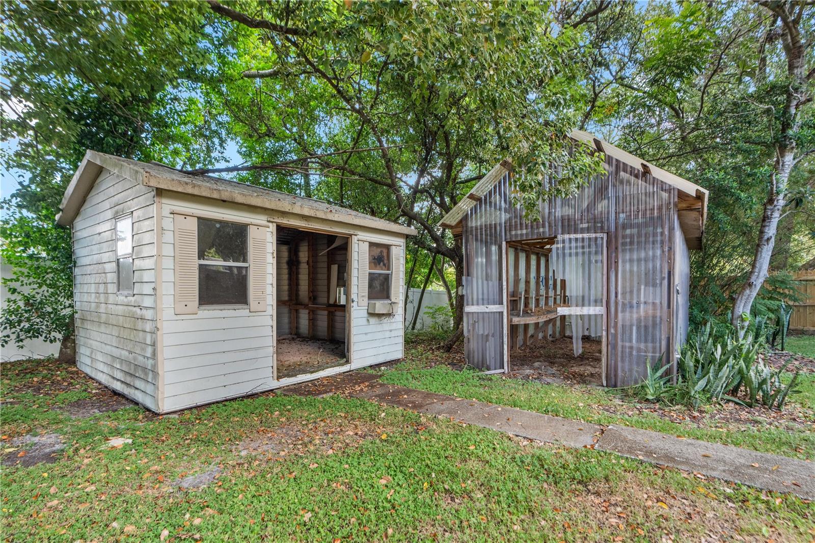 Shed and Green House