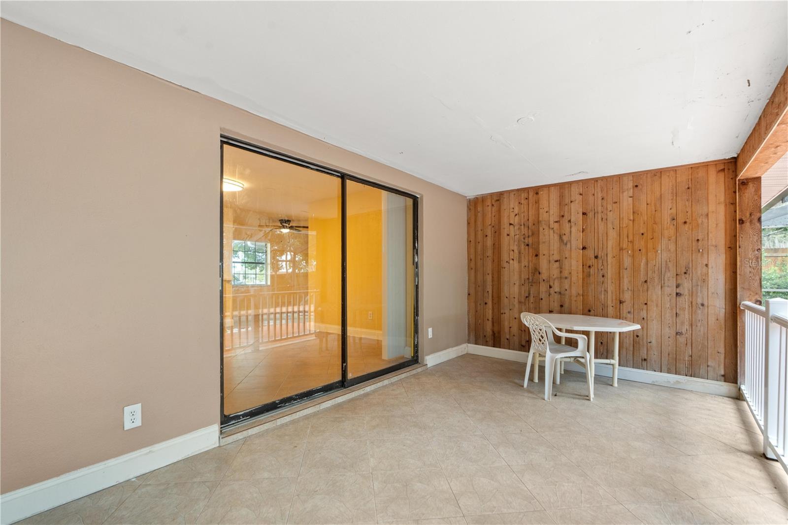 Patio off of pool area