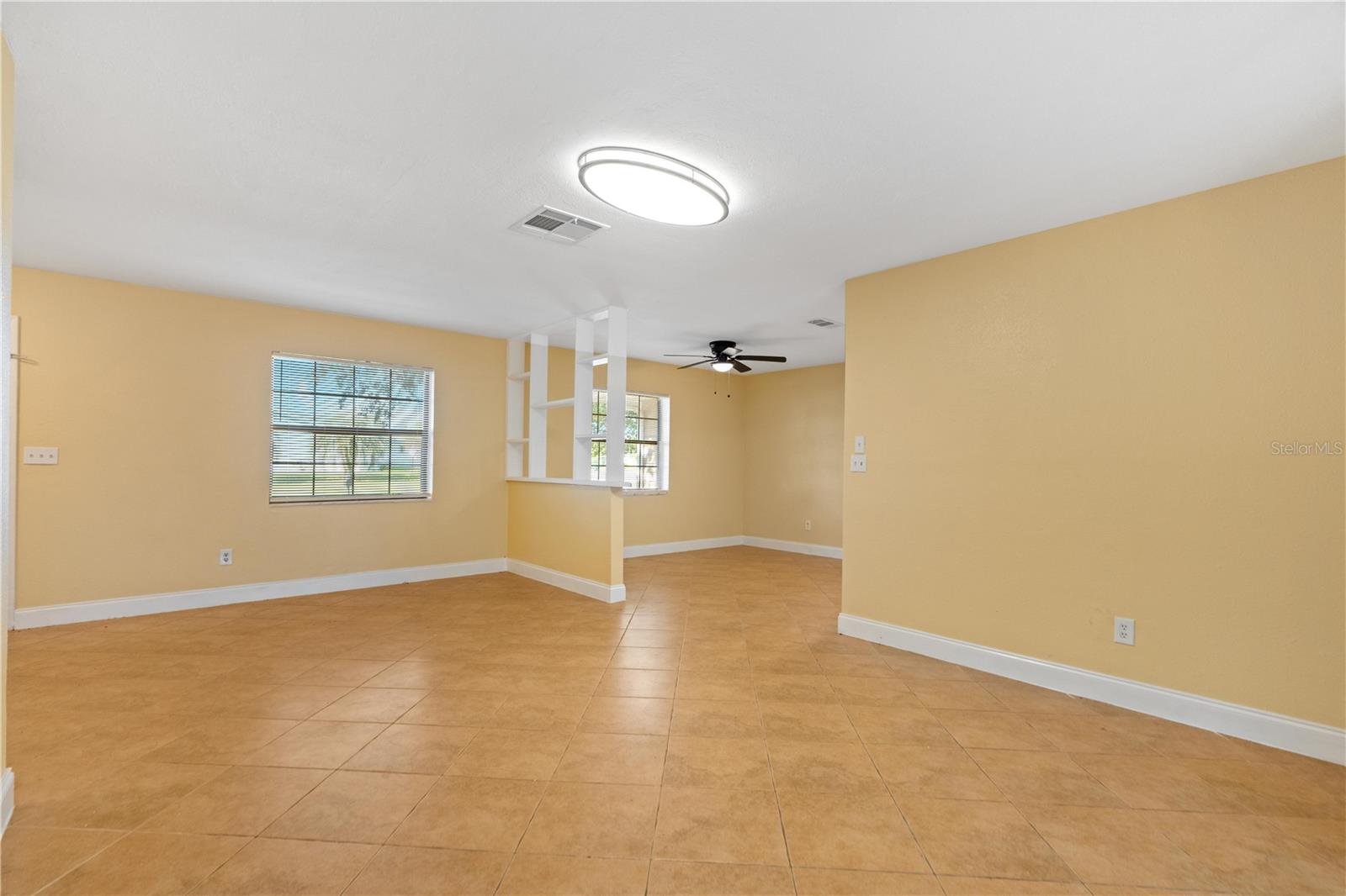 Living Room facing Dining Room