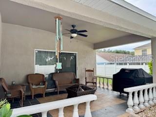 Back porch area