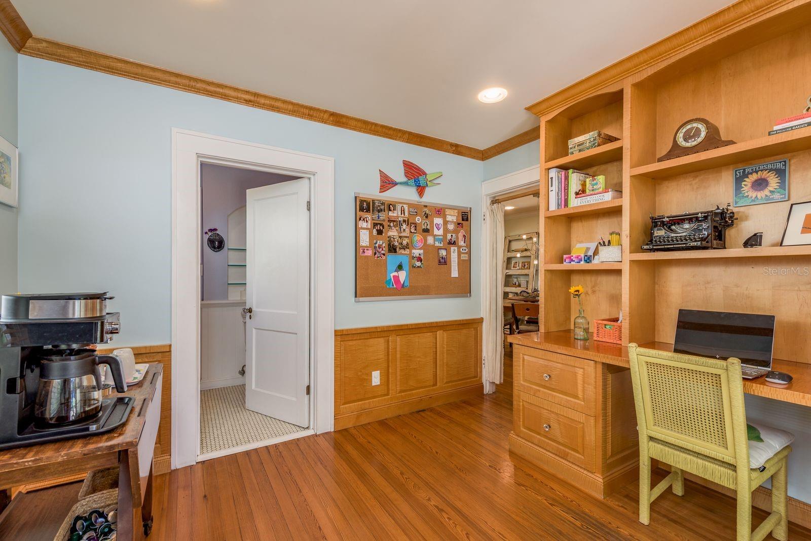 FIRST FLOOR OFFICE/BONUS/GUEST ROOM W/ BATHROOM ACCESS