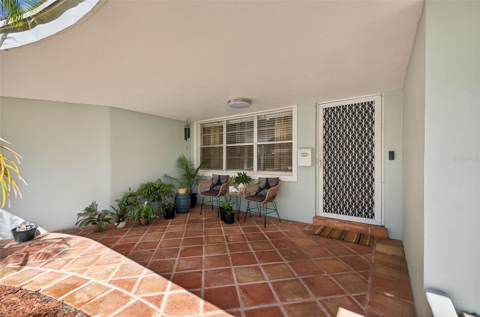 Covered front porch