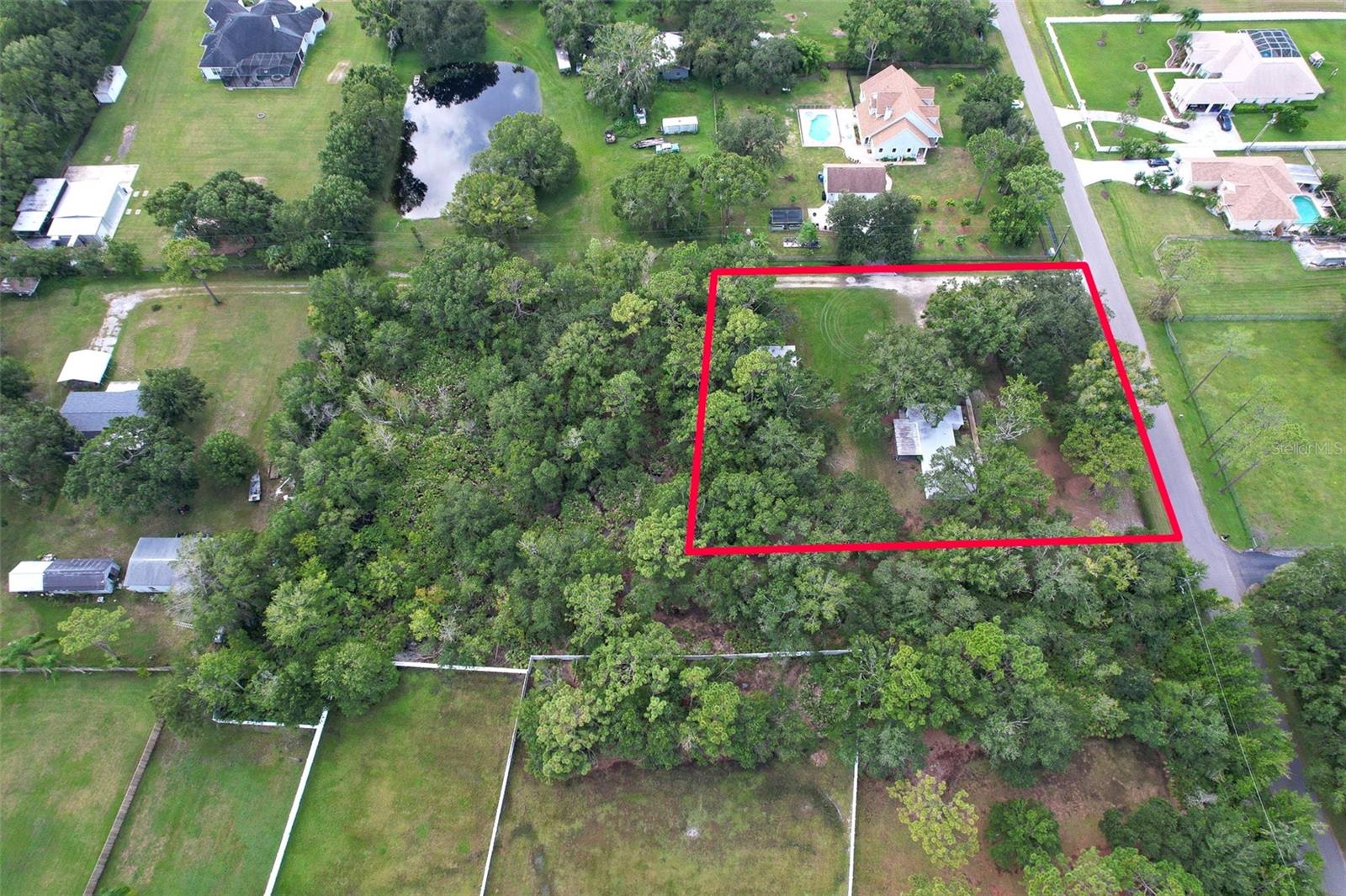 Ariel View of Property