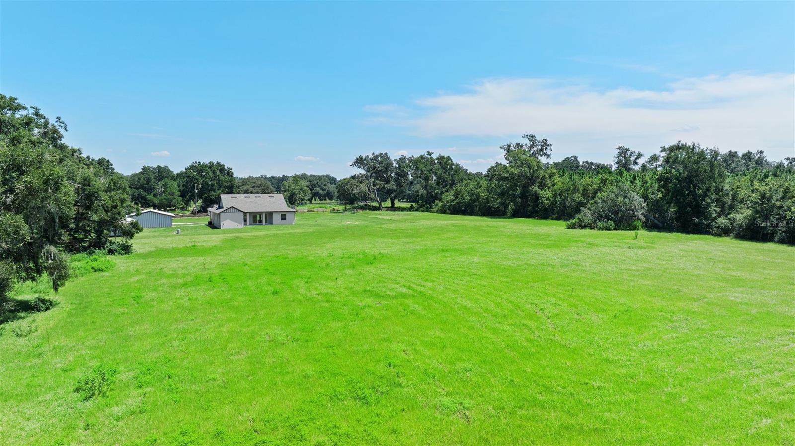 west end of property looking east