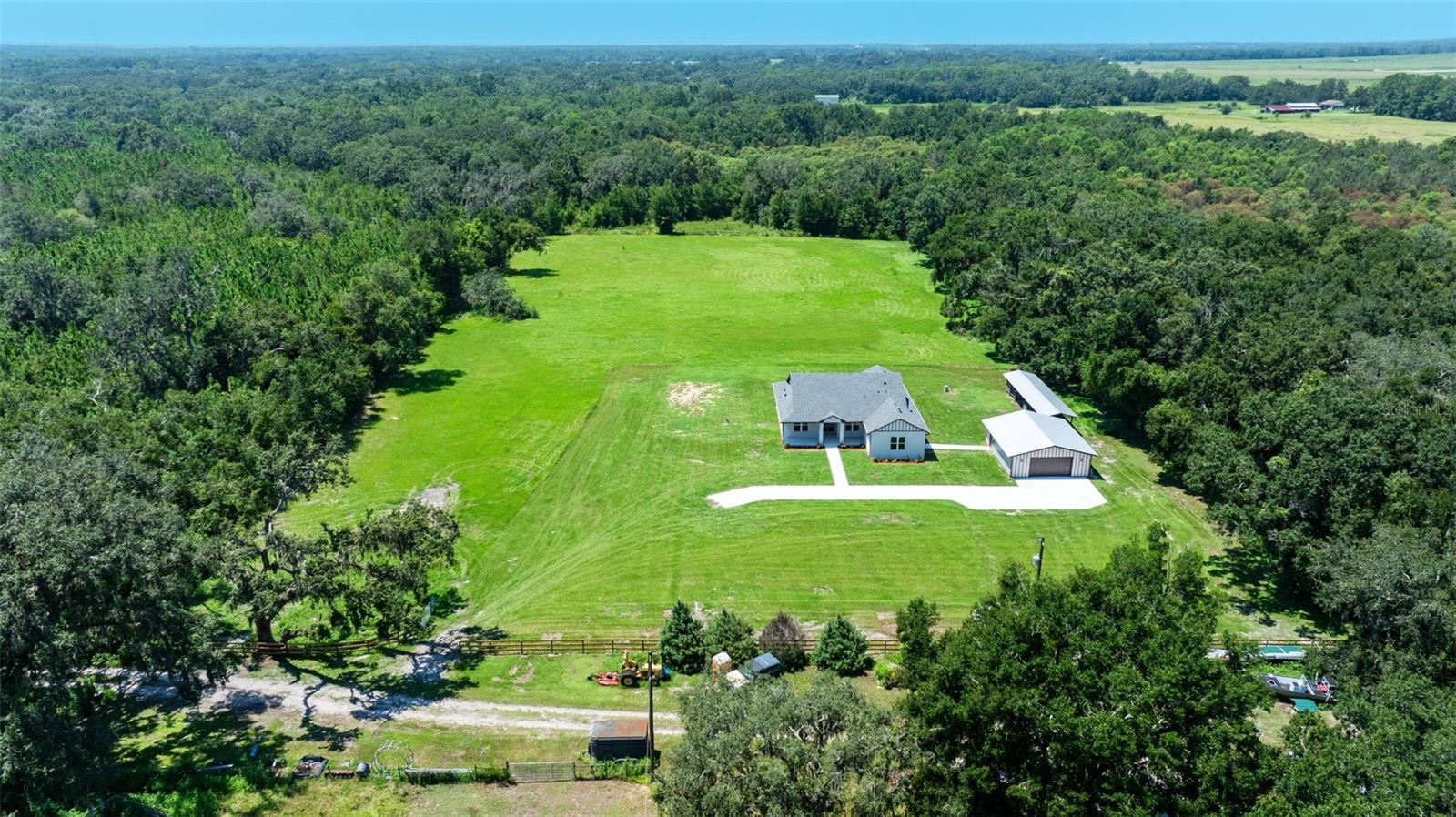 aerial view east to west