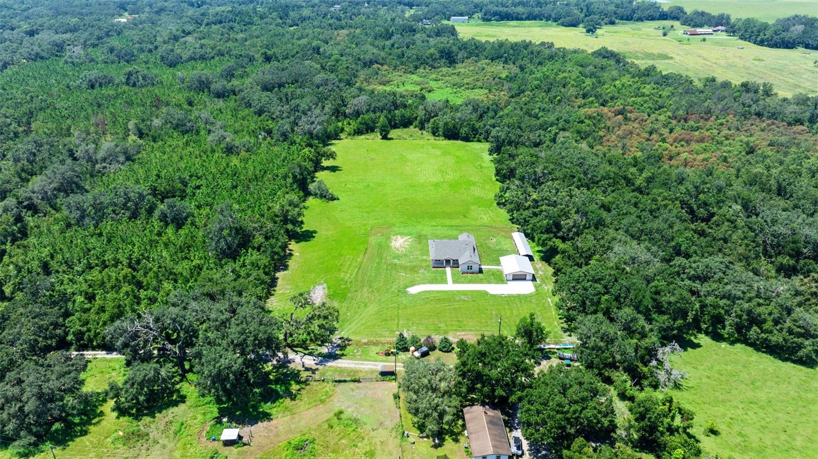 aerial view east to west