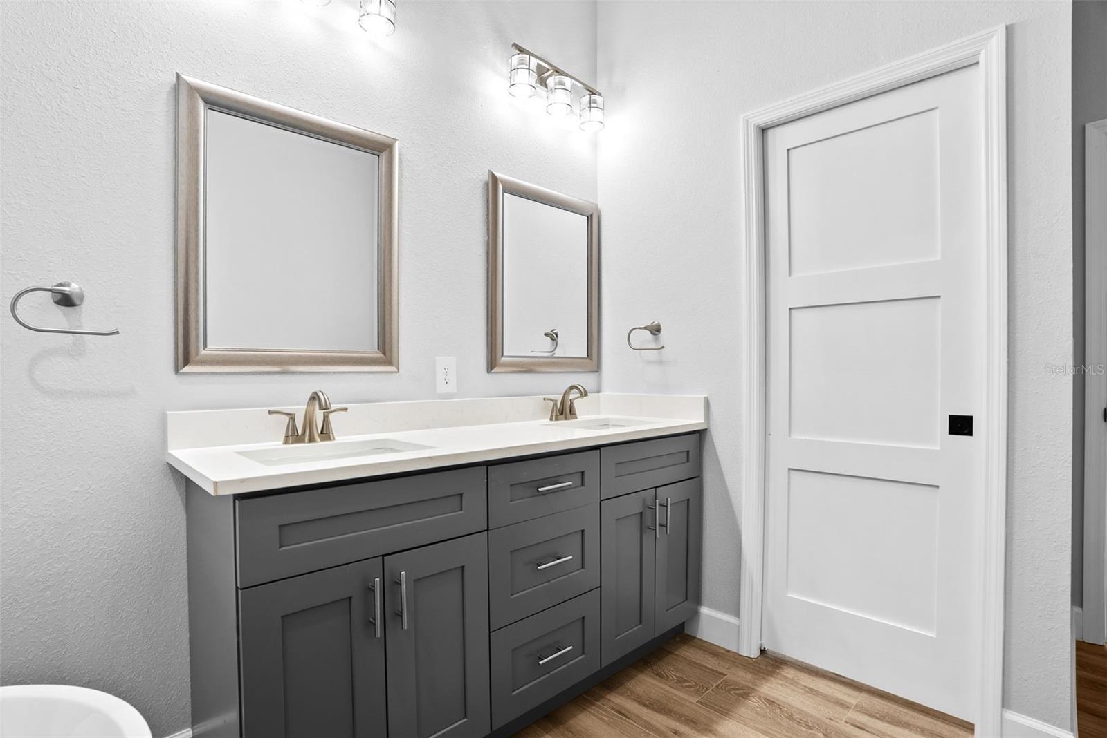 master bath dual sinks