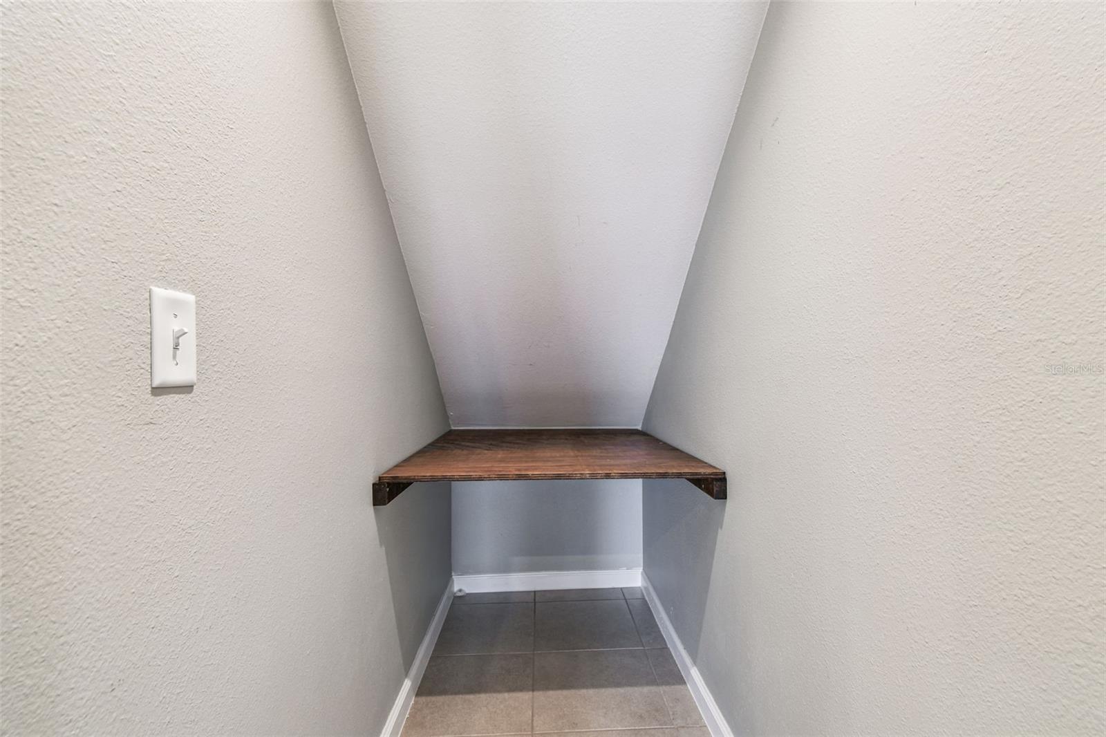 Under the step closet