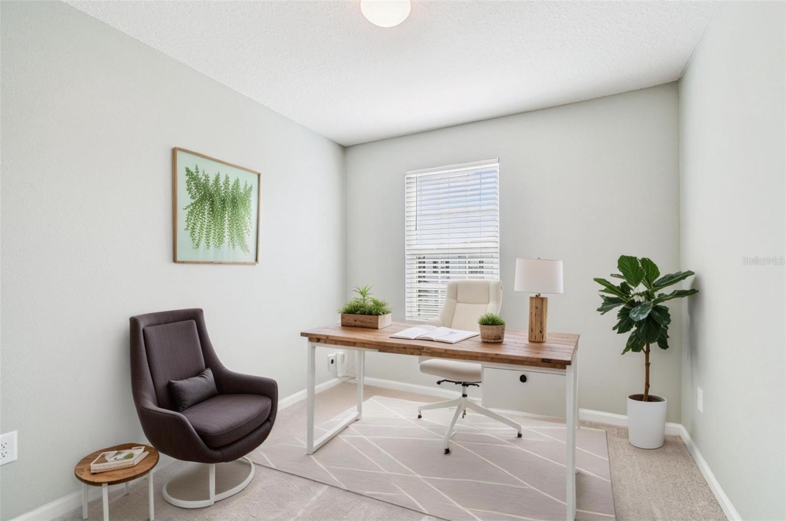 Virtual Staged Bedroom