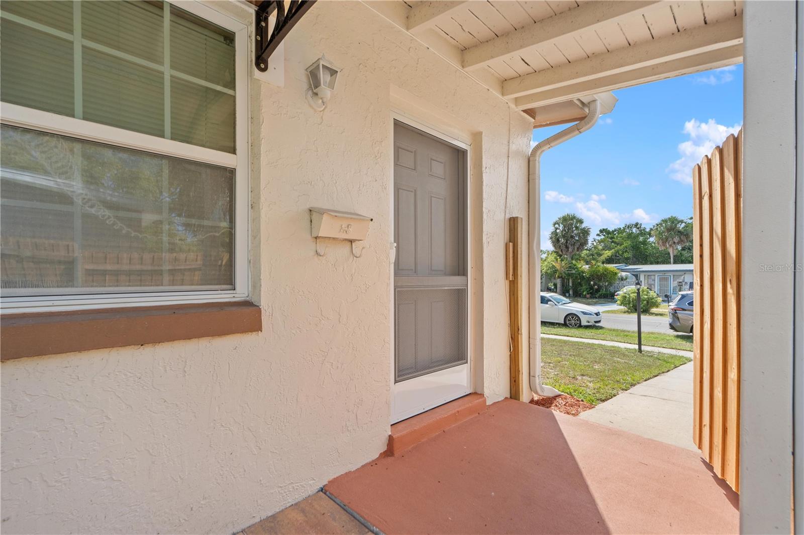 Front Door-Left side of house