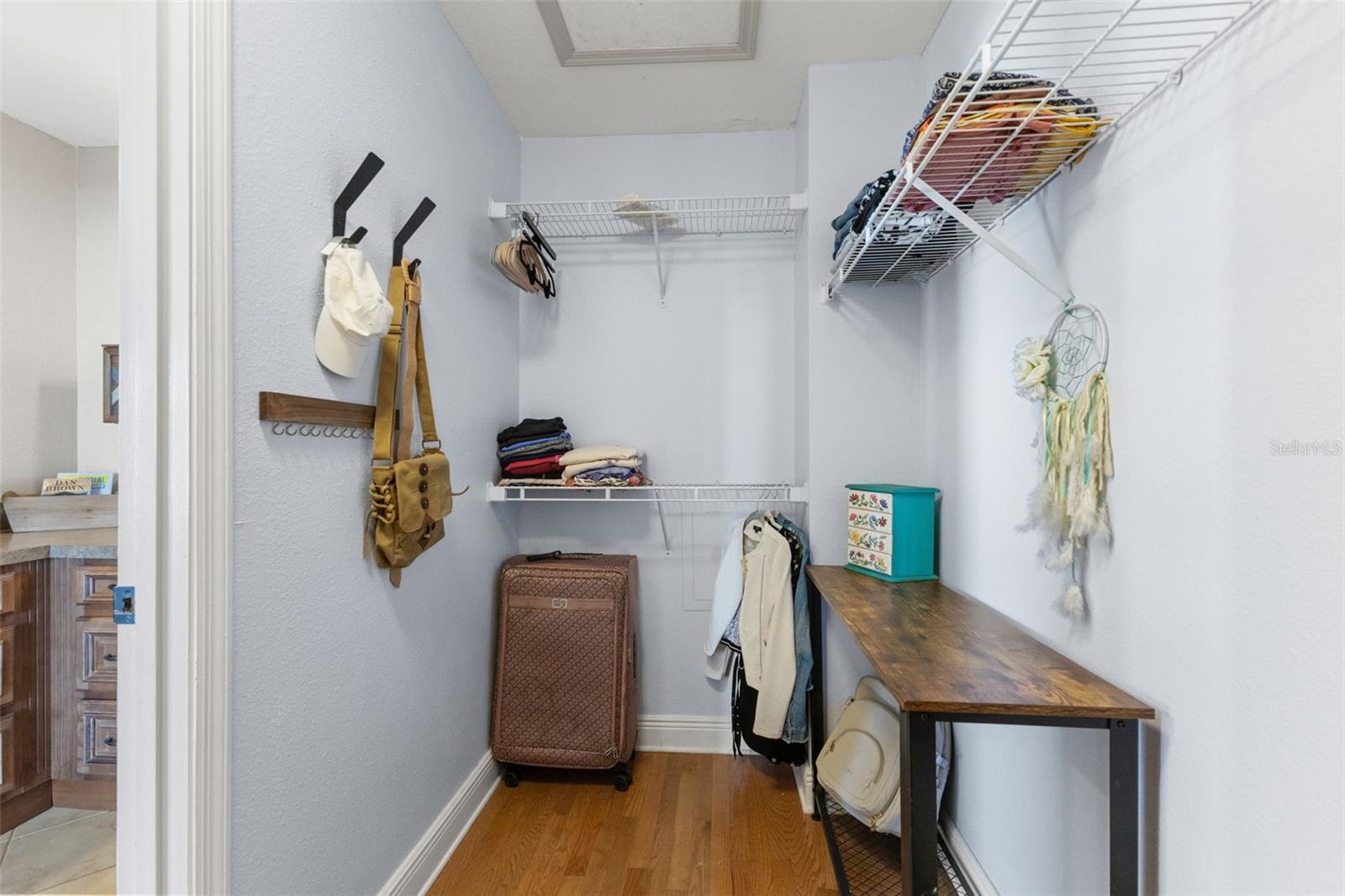 Primary walk-in closet