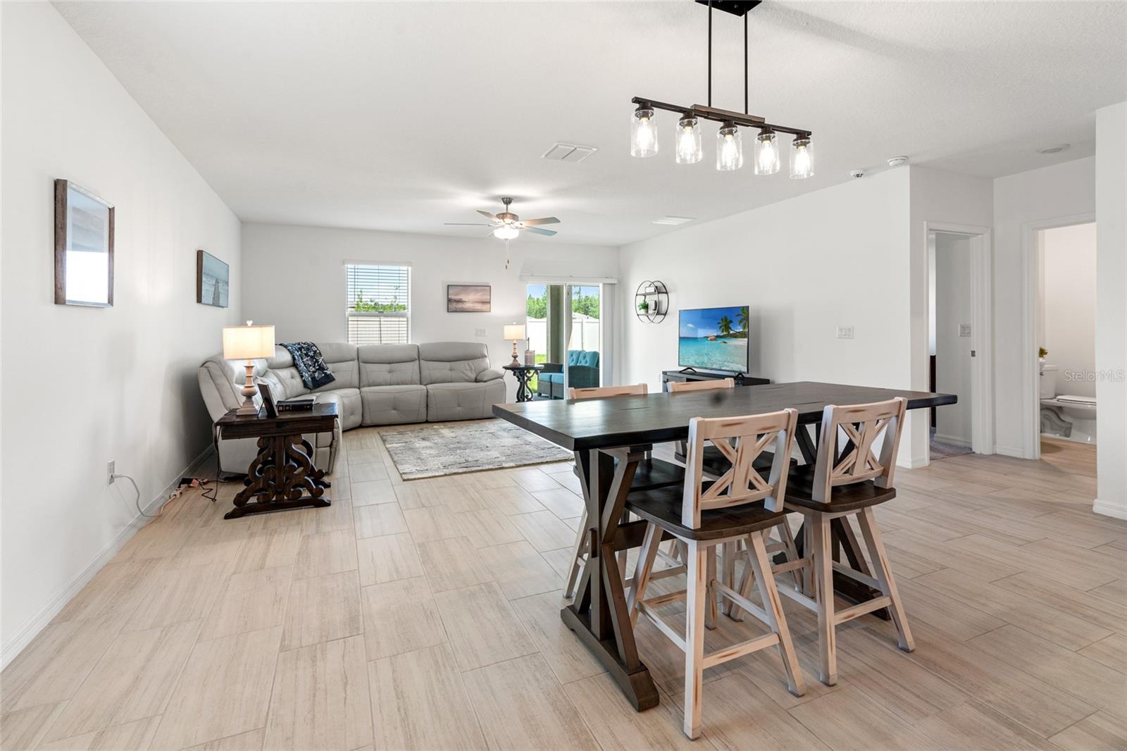 Dining Room & Living Room
