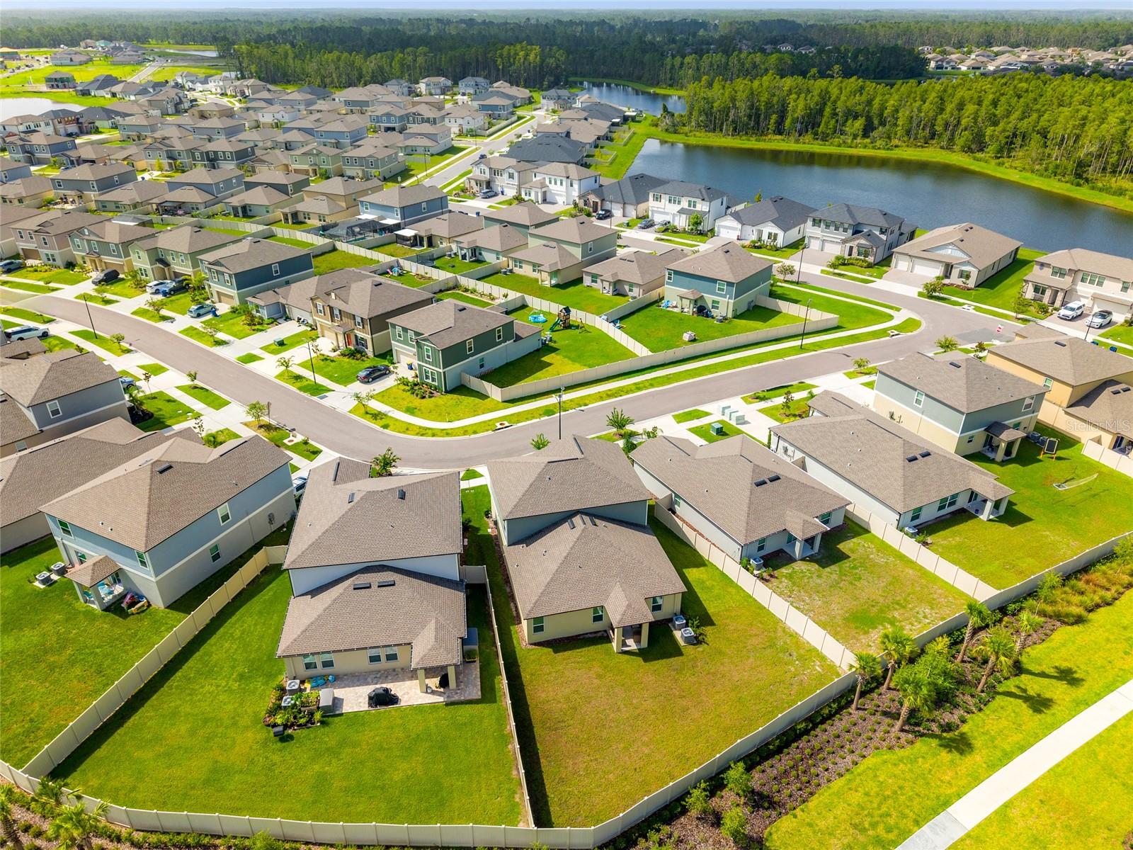 Overhead Yard View
