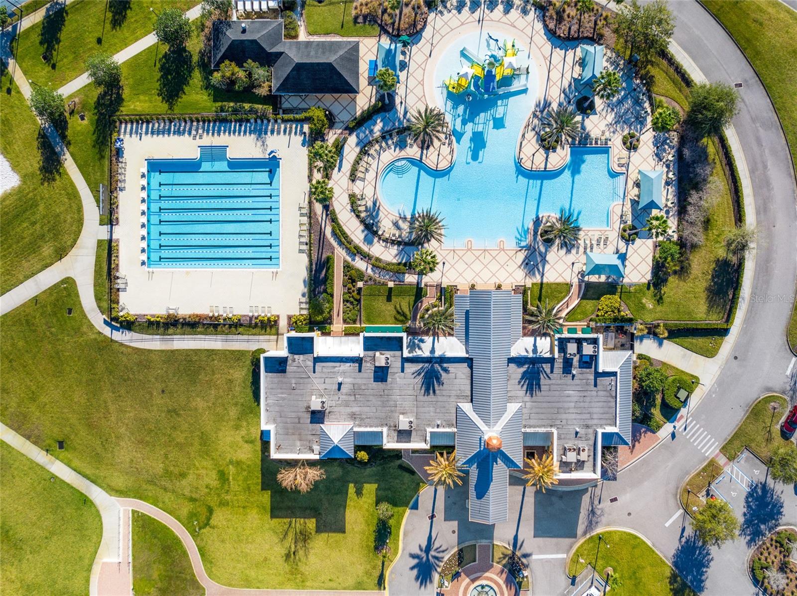 Community Resort-Style Pool and Lap Pool with Clubhouse