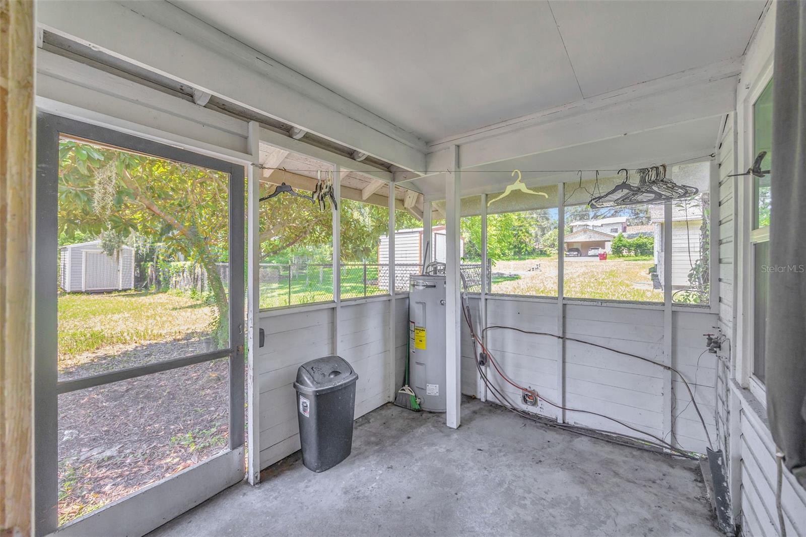 Shed with electrical