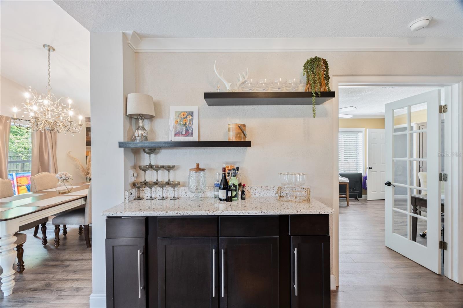Wet Bar in Kitchen